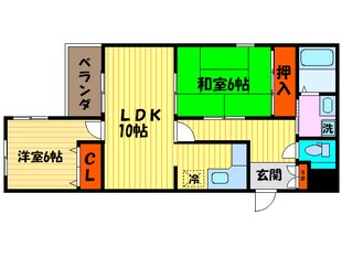 第２長法寺マンションの物件間取画像